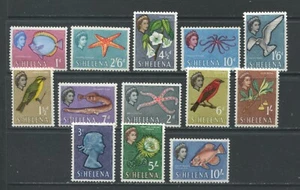 St. Helena QEII 1961 set to 10/mint o.g. hinged - Picture 1 of 1