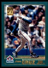 2001 TOPPS #73 JOSE CRUZ JR. TORONTO BLUE JAYS