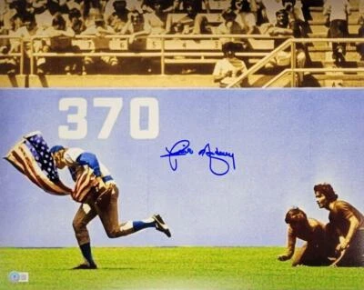Rick Monday signed Saves the American Flag 16x20 Photo autograph ~ Beckett BAS - Image 1 of 3