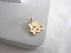 Dije James Avery oro 14k te amo - Paca retirada y sin cortar - Imagen 1 de 3