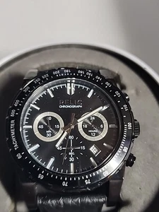 Relic Men’s Chronograph ZR66053, Black, New Battery (25A) - Picture 1 of 7