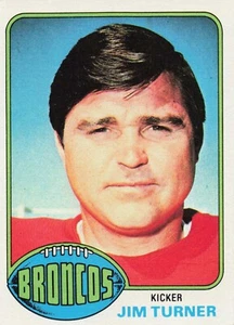 1976 Topps Football Jim Turner Denver Broncos #421 - Picture 1 of 2