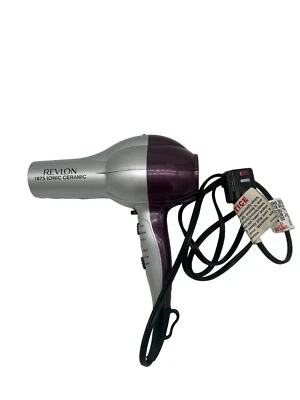 Secador de pelo Revlon Perfect Heat 1875W púrpura estilista profesional, modelo-RV484 usado Foto 1 de 4