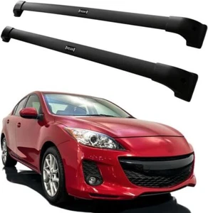 Roof Racks Rail Cross Bars Without Rails Aluminum Crossbar for Mazda 3 2009-2013 - Picture 1 of 4