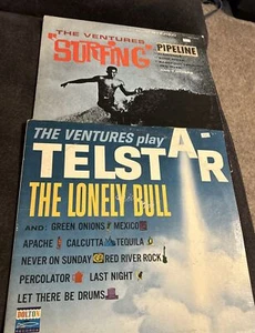 Lot of 2 The Ventures – Surfing First Pressing 1963 – The Lonely  Bull - Picture 1 of 11