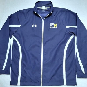 Navy Midshipmen "Run To Honor" Under Armour full zip jacket Adult Men's LARGE L - Picture 1 of 5