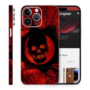 Phone Skins Skull Vinyl Decal Cover - Picture 1 of 1
