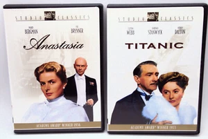 ANASTASIA & TITANIC DVD Ingrid Bergman Yul Brynner Barbara Stanwyck Clifton Webb - Imagen 1 de 11