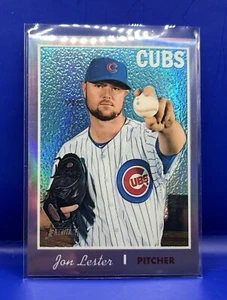 Jon Lester Boston Red Sox Chicago Cubs 2019 Topps Heritage Purple Refractor - Picture 1 of 2