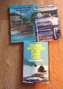 Michigan Books Lot Mackinac Island Mystery Adventure Great Lakes Lytle Boyer - Imagen 1 de 8