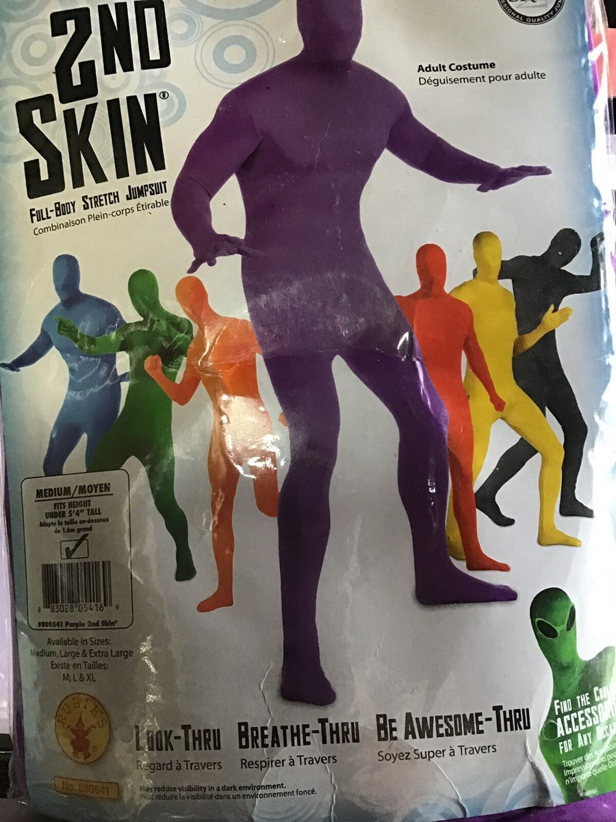 Anyu Unisex Ganzkörperanzug Second Skin – Ganzkörper-Kostüm In Schwarz Weiß, Größe L