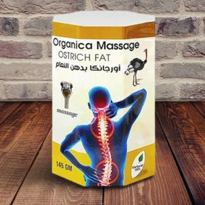 Lotus Organica Massage Natural Ostrich Fat Ointment Knee Joints Bone Pain 145 gm - Picture 1 of 7