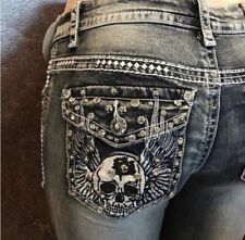 Skull Embellished Women’s Jeans