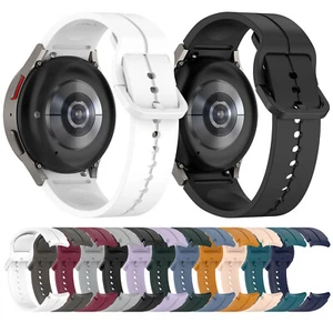 Silicone Strap Replacement Accessories for Samsung Galaxy Watch6 Classic/ Watch5 - Picture 1 of 30