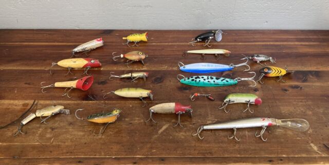 Tennessee Shad Fishing Lure Antique Lures  Old Antique & Vintage Wood Fishing  Lures Reels Tackle & More