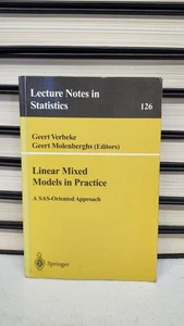 Linear Mixed Models in Practice A SAS-Oriented Approach by Verbeke-Molenberghs - Picture 1 of 9