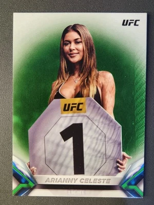 2018 Topps UFC Knockout GREEN #15 ARIANNY CELESTE /199 - Image 1 of 2