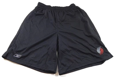 Pantalones Cortos de Baloncesto Portland Trail Blazers Emitidos por el Equipo Reebok Negros Medianos Foto 1 de 2