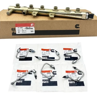 0445226044 Fuel Rail Fuel Line kit Cummins OE 4937282 For 2007.5-2012 RAM 6.7L Foto 1 de 4
