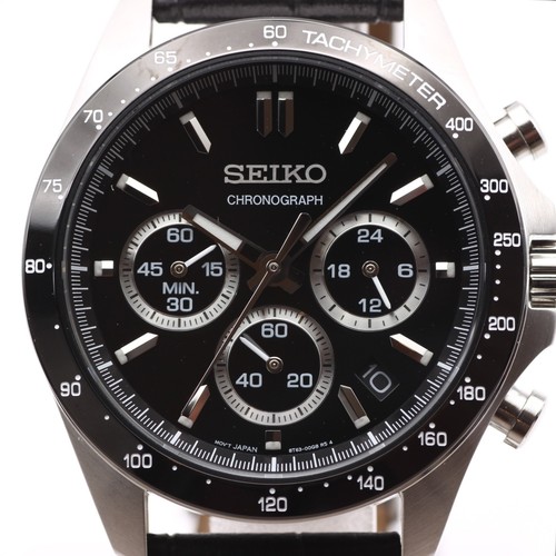 Seiko BT63-00D0 Chronograph Silver Dial Men's Watch Japan