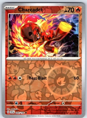 Charcadet - Common SV01: Scarlet & Violet Base Set Reverse Holo 040/198 LP - Image 1 of 2