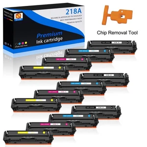 12PK 218A Toner Cartridge for HP W2180A W2181A W2182A W2183A Color MFP 3301fdw - Picture 1 of 20