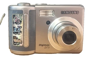Samsung Digimax D73 7,2-MP-Kompaktdigitalkamera – silberfarben (O1) - Bild 1 von 7