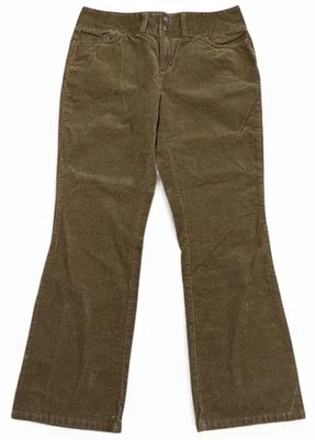 Tommy Hilfiger Mujer Marrón Pana Pantalones Talla 10 Pierna Acampanada Informal Comodidad Foto 1 de 4