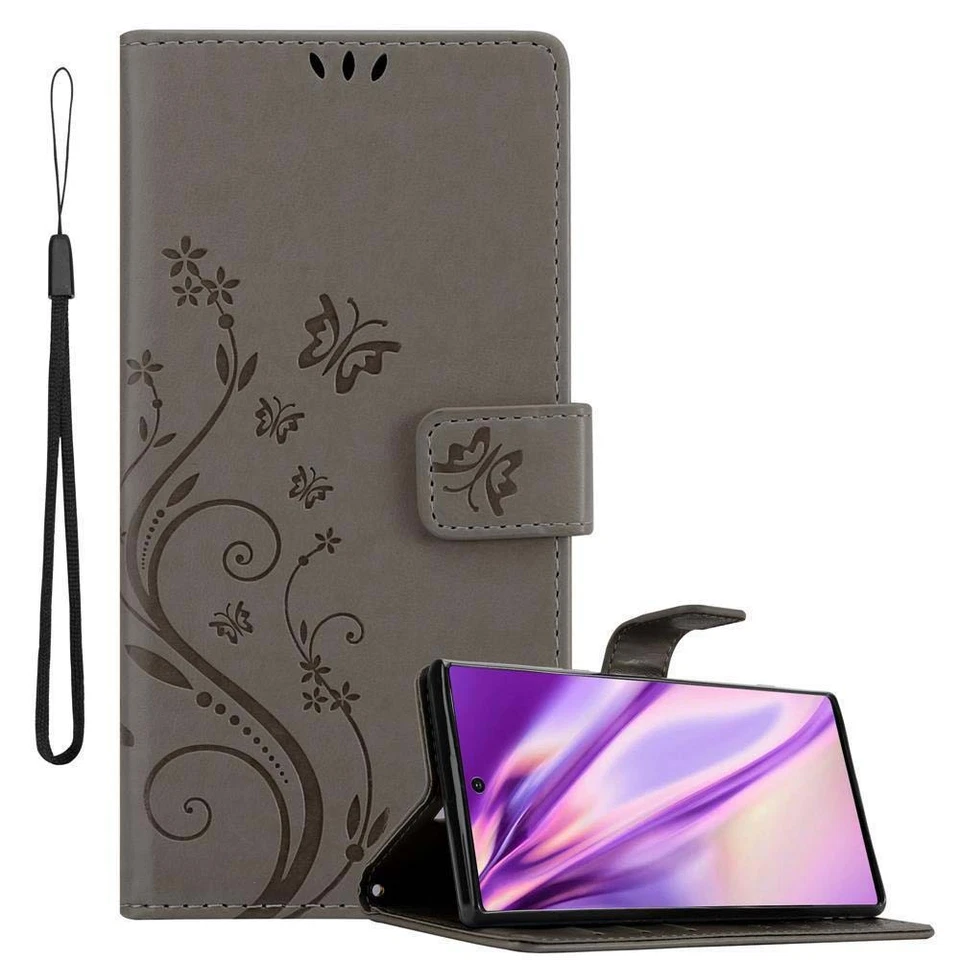 Case for Samsung Galaxy NOTE 10 Phone Cover Protection Flower Book Wallet - Image 1 of 1