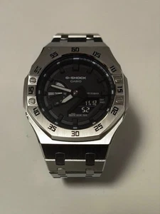 Orologio Uomo CASIO G-SHOCK GA-2100SKE Metallo Personalizzato Analogico Digitale Quarzo - Foto 1 di 8