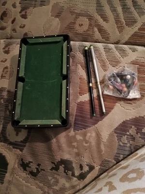 Mini Billardtisch - 20x11cm - Bild 1 von 2