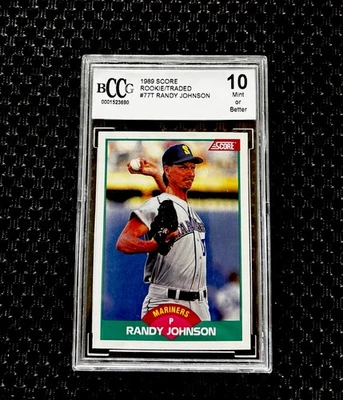 1989 Randy Johnson cartão de novato - Imagem 1 de 3