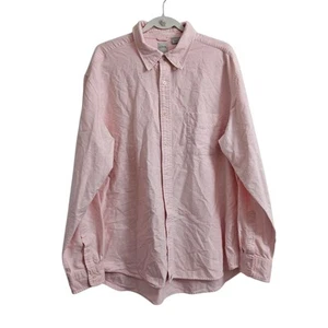 J. Crew Shirt Mens XL Pink Button Down Long Sleeve Top Cotton Collared Casual - Picture 1 of 9