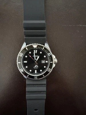 Casio MDV-106 Quartz Dive Watch with Black Bezel and Black Resin Rubber Strap - Image 1 of 4