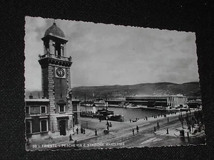 ***TRIESTE*** PESCHERIA E STAZIONE MARITTIMA 1939  VIAGGIATA/ANIMATA - Foto 1 di 1