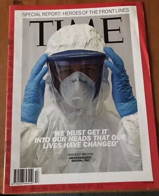 TIME Magazine 2020 Heroes Of The Frontline Covid Pandemic UK Cover Medics Virus - Image 1 of 4