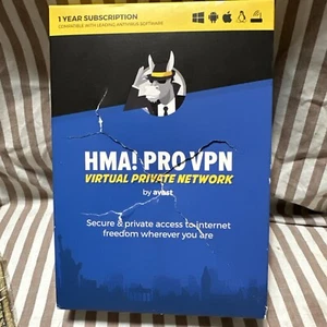 Hide My Ass | HMA Pro VPN 1 Year | HMA! Key GLOBAL - 5 DEVICES New Sealed Retail - Afbeelding 1 van 6