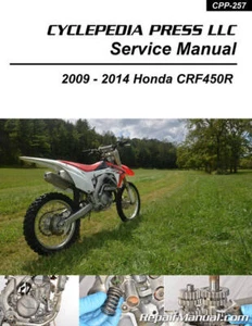 2009–2014 Honda CRF450R Cyclepedia Printed Motorcycle Service Manual - Picture 1 of 1