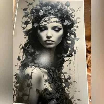 Ivy - Impresión 13” x 19” impresión original en papel fotográfico de alta calidad Foto 1 de 3