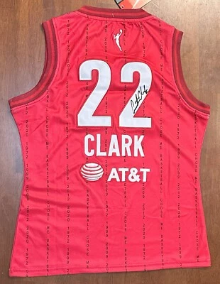 Caitlin Clark Indiana Fever Nike RED STITCHED FACSIMILE SIGNED AUTO JERSEY WOMEN - Image 1 of 4
