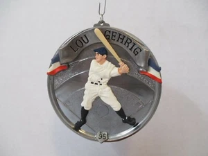 Adorno Hallmark Keepsake Lou Gehrig Héroes de Béisbol 1996 Serie de Coleccionista - Imagen 1 de 7