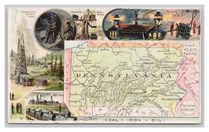 Arbuckles' Ariosa Coffee Pennsylvania Vintage ©1889 Advertising Trade Card - Picture 1 of 5