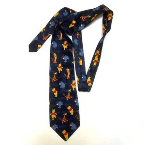 Disney Winnie the Pooh Bear Necktie Tie. Pooh Tigger. Eeyore. NWOT - Picture 1 of 4