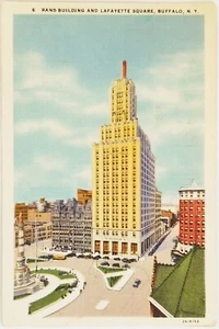 Rand Building Lafayette Square Buffalo New York Postcard - Picture 1 of 2