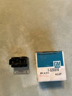 A/C High Blower Relay 1978-82 BUICK PONTIAC CHEVROLET OLDS CORVETTE W/Wiper - Image 1 of 2