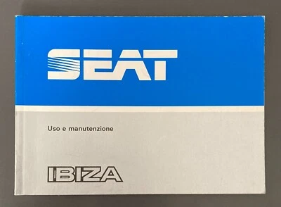 SEAT IBIZA - Uso e manutenzione. 1986 - Immagine 1 di 4