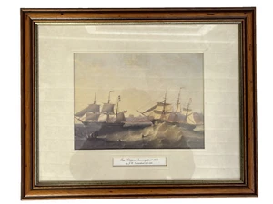 Carmichael Tea Clippers Leaving Port 1854 Framed Print Maritime Nautical Art - Picture 1 of 11