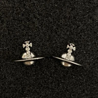 Vivienne Westwood Orecchini Pierce Sfera Massiccia Argento 1,8 cm con Coulisse [E2658 - Immagine 1 di 4