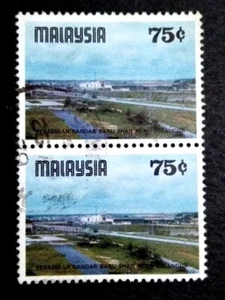 Malaysia 1978 Inauguration Of Shah Alam As City Town 75c Block Of 2 - 2v Used - Picture 1 of 2