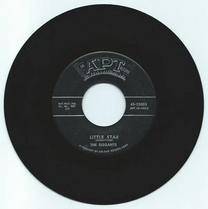 DOO WOP 45 THE ELEGANTS LITTLE STAR ON APT  VG+ ORIGINAL 2ND PRESS - Picture 1 of 1